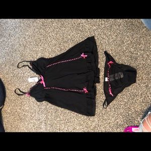 Brand new black lingerie